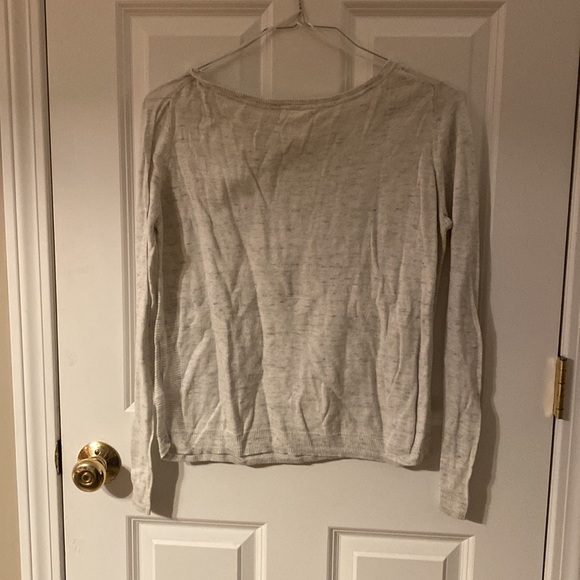 L.O.G.G. (Label Of Graded Goods) light gray medium sweater - Picture 2 of 5